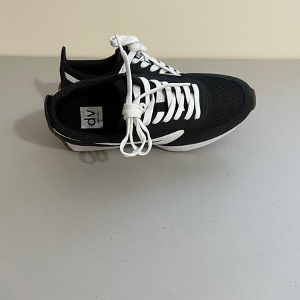 Dv Dolce Vita Women's Bynx Lace-up Jogger Sneakers - Black/White