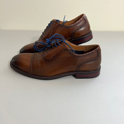 Bar Iii Men's Ashfordd Cap Toe Brogue Leather Dress Shoe, Size, 9.5