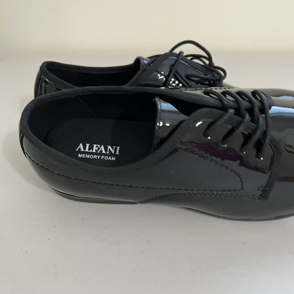 Alfani Men's Warner Patent Lace-up Oxfords, Black