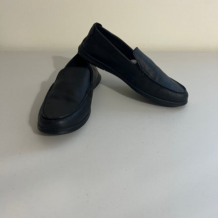 Clarks Men's Collection Flexway Step Leather Slip-on Loafers-Black,9.5