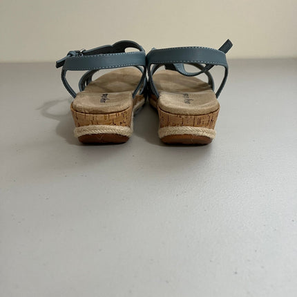 Women's Dorinda Espadrille Wedge by Easy Street in Blue (Size 8 M)