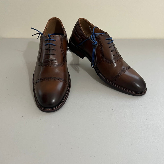 Bar Iii Men's Ashfordd Cap Toe Brogue Leather Dress Shoe, Size, 9.5