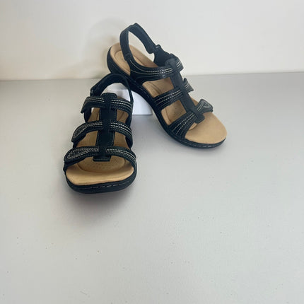 Clarks Laurieann Vine Women's Shoes Black Leather : 10 a - Narrow