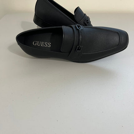 Guess Men's Hollas Square Toe Slip-on Dress Loafers - Black ,Size ,9
