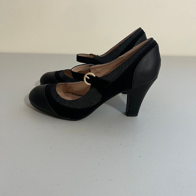 Journee Women's Siri Mary Jane Pump Shoes (Black) - Size 8.0 M