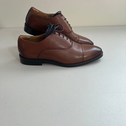 Ted Baker Men's Cap Toe Oxfords Cognac - Size: 10 D-Width