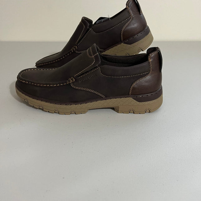 Aston Marc Men's Brill Slip-on Casuals Shoe - Brown