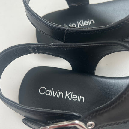 Calvin Klein Moraca Women's Sandals Black : 6.5 M, Synthetic
