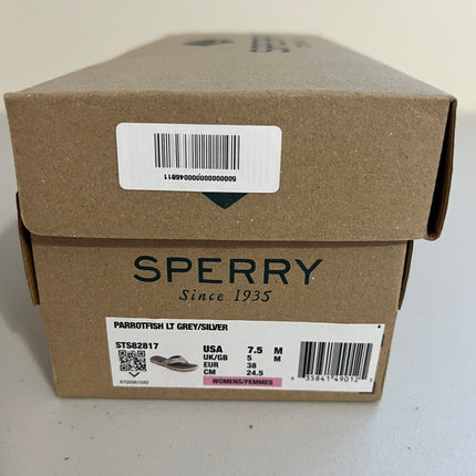 Women's Sperry Top-Sider Parrotfish Sandal Grey, Size 7.5