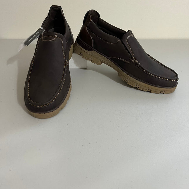 Aston Marc Men's Brill Slip-on Casuals Shoe - Brown