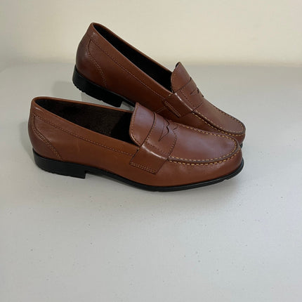 Rockport Men's Classic Penny Loafers (Cognac Leather) - Size 9.5 M