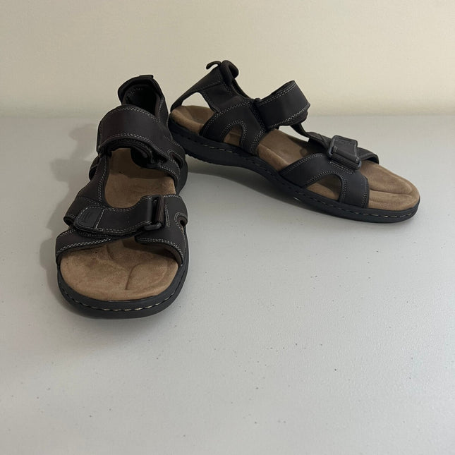 Club Room Men's Douglas Strap Sandal,  Brown, 11.5