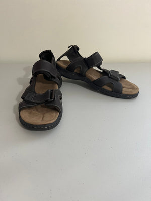 Club Room Men's Douglas Strap Sandal,  Brown, 11.5