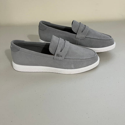 Lacoste Men's Cochet Slip on Suede Loafers ,Size ,9