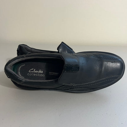 Clarks Mens Gessler Step Loafers -Black, 8.5