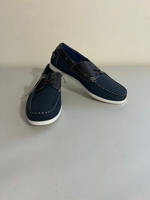 Akademiks Men's Marina Lace-up Boat Shoes - Navy, Size, 10