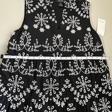 Karen Kane Cotton Eyelet Tiered Mini Dress Size , m