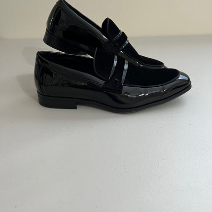 Stacy Adams Shoes Spratley Moc Toe Saddle Slip on Black Size 9