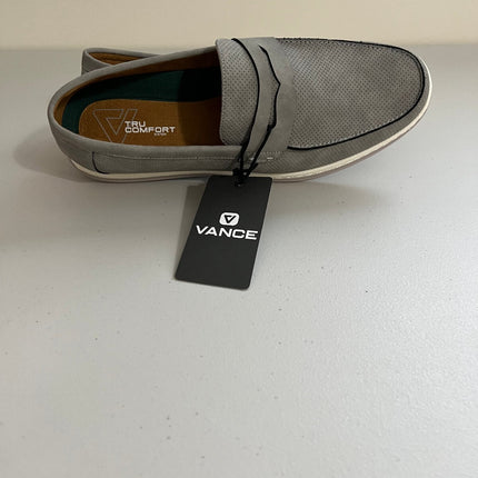 Vance Co. Men's Brantley Penny Loafers (Grey) - Size 10.0 M