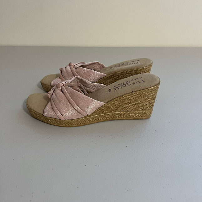 Tuscany by Easy Street Ghita - Womens 8 Pink Sandal W