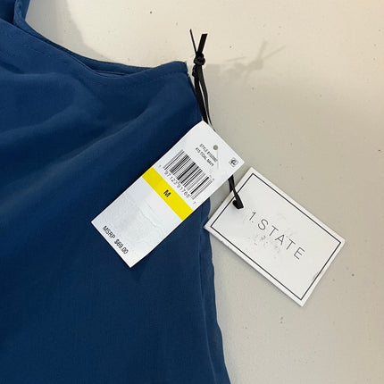 1.state Sleeveless Back Tie Halter , Size M