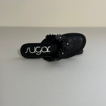 Sugar Women's Finnesse Flat Sandals - Black, Size, 6