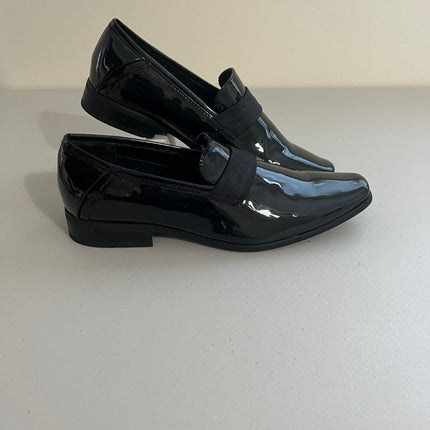 Calvin Klein Men's Bernard Slip-on Formal Loafer Formal Black - Size: 9.5