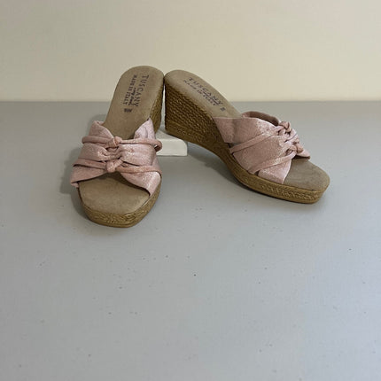 Tuscany by Easy Street Ghita - Womens 8 Pink Sandal W