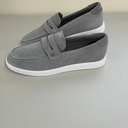 Lacoste Men's Cochet Slip on Suede Loafers ,Size ,9