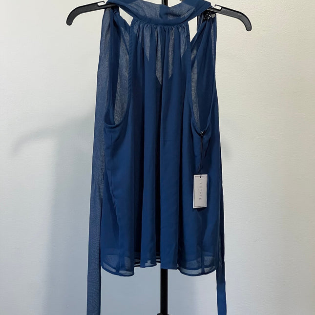 1.state Sleeveless Back Tie Halter , Size M