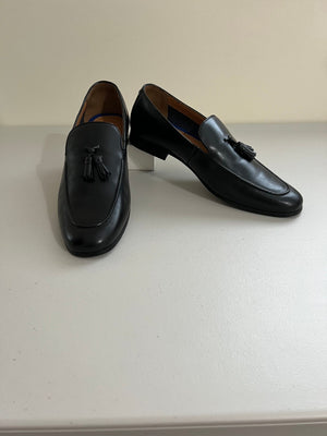 Bar Iii Men's Benjiee Leather Slip-on Tassel Loafers, Black Leather Size , 13