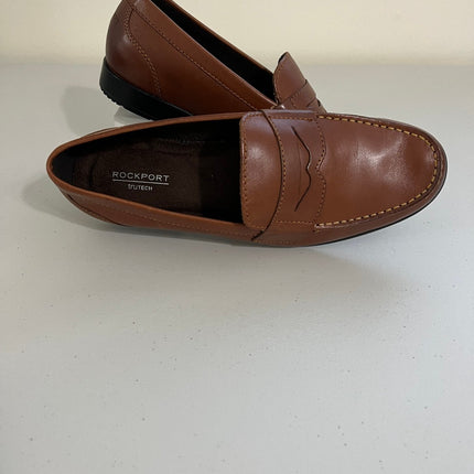 Rockport Men's Classic Penny Loafers (Cognac Leather) - Size 9.5 M