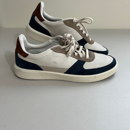 Cole Haan Men's Grand Crosscourt Daily Court Sneakers - White Size 12