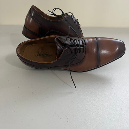Florsheim Men's Sorrello Cap Toe Balmoral Oxford Dress Shoe - Cognac Multi