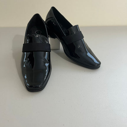 Calvin Klein Men's Bernard Slip-on Formal Loafer Formal Black - Size: 9.5