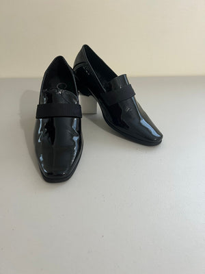 Calvin Klein Men's Bernard Slip-on Formal Loafer Formal Black - Size: 9.5