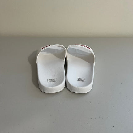 Levi's Men's Batwing Slide Sandals - white/Red- Size,  A 9