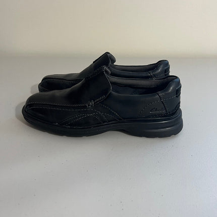 Clarks Mens Gessler Step Loafers -Black, 8.5