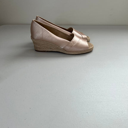 Easy Street Womens Jasper Espadrille Wedges, Size, 8