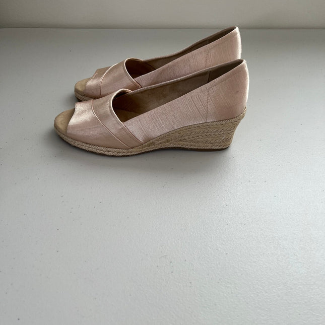 Easy Street Womens Jasper Espadrille Wedges, Size, 8