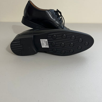 Clarks Men's Malwood Lace Casual Shoes - Black Leather ,Size, 9.5