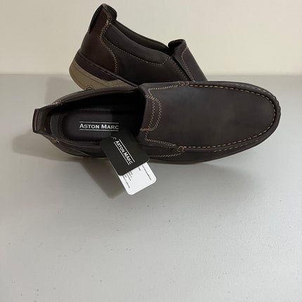 Aston Marc Men's Brill Slip-on Casuals Shoe - Brown