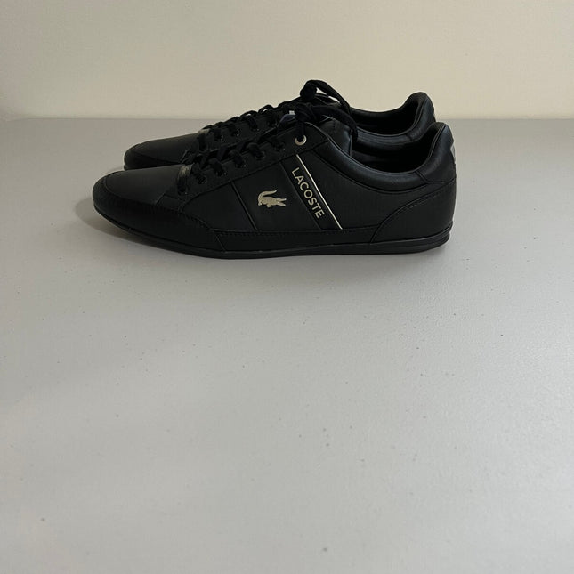 Lacoste Chaymon Sneakers Men's Lace-up Boots Black/Black : 11 M, Leather/Rubber
