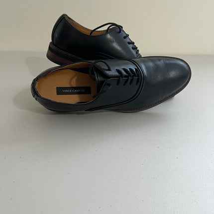 Vince Camuto Men's Osyth Plain-Toe Oxford Dress Shoe - Black , Size,9.5