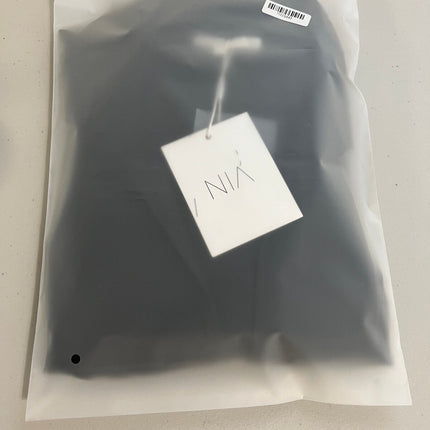 Black Long Sleeve Satin Blouse