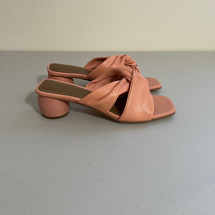 Journee Signature Charlize Womens Square Open Toe Block Heel Pumps, 8 Medium