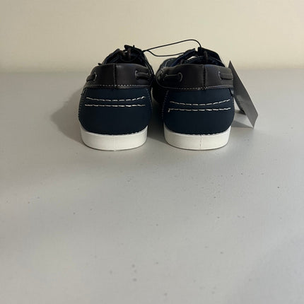 Akademiks Men's Marina Lace-up Boat Shoes - Navy, 11