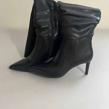 I.N.C. International Concepts Womens Damoni Boots Black Smooth 6M
