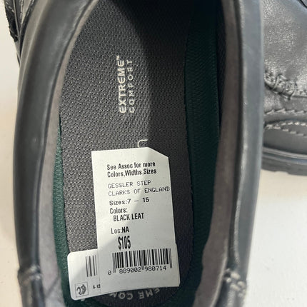 Clarks Mens Gessler Step Loafers -Black, 8.5
