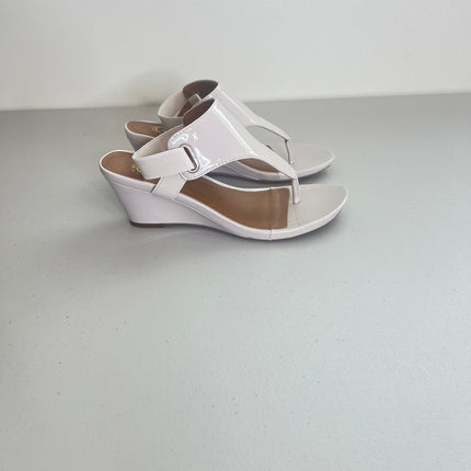 White Mountain Women S All Dres Wedge Sandal, Size, 6.5